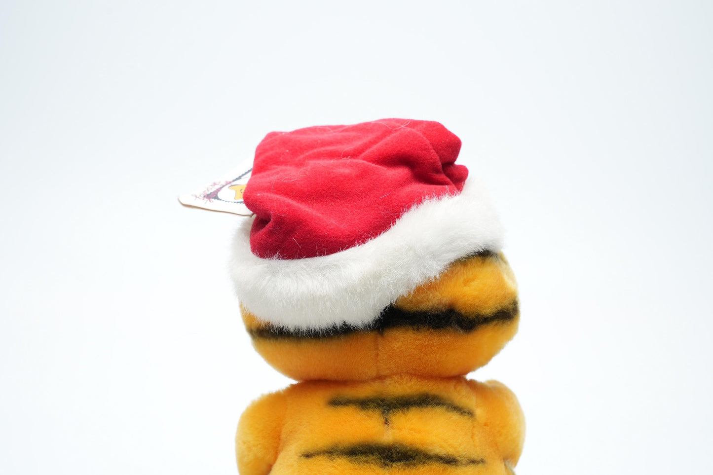 Vintage Garfield Kerstman Knuffel met Kerstsok – 25 cm (10 inch) – 1981 United Feature Syndicate