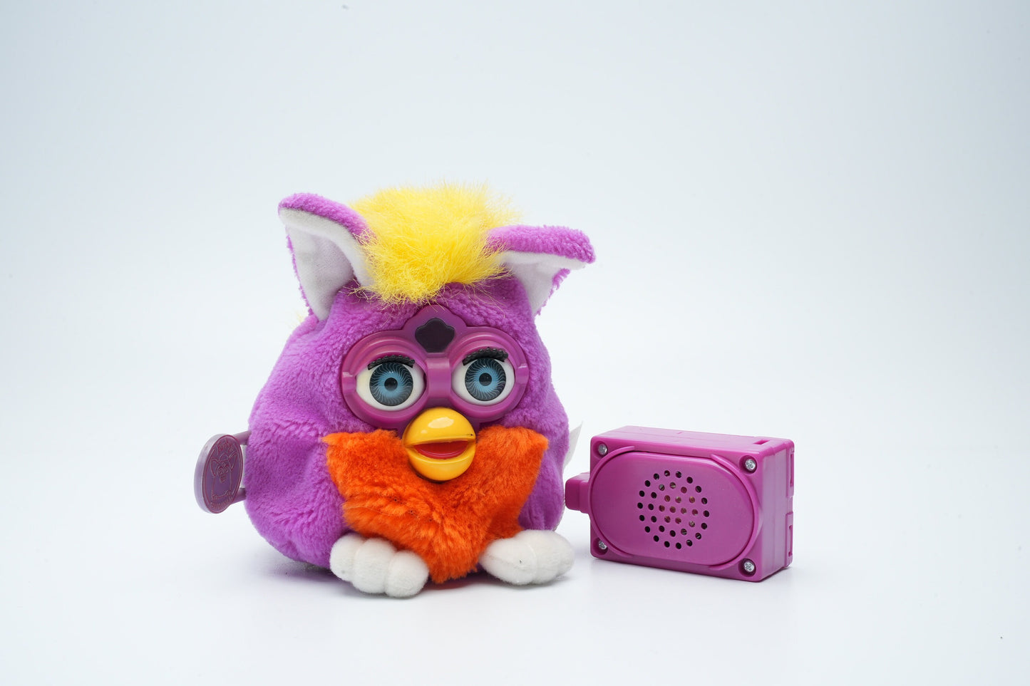 Furby Talking Buddy 1999 buddies cow beanbag | Furby pluche vintage furby speelgoed | Tiger Electronics | Furby Buddies
