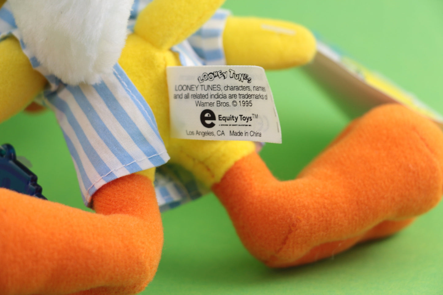 Tweety Plush Toy 1995| Warner Bros Looney Tunes | Equity Toys
