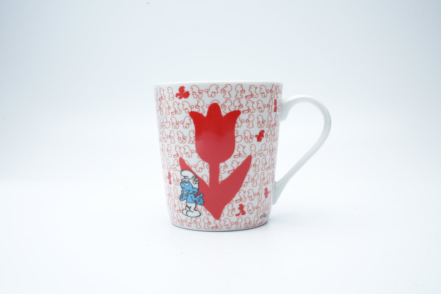 Leuke smurfen mok | Schattige smurf mok | Sportende smurf | Peyo Licenced mok