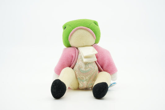 Vintage Jeremy Fisher kikker Peter Rabbit knuffel | Vintage knuffel | The world of beatrix potter | Knuffel Jeremy Fisher knuffel