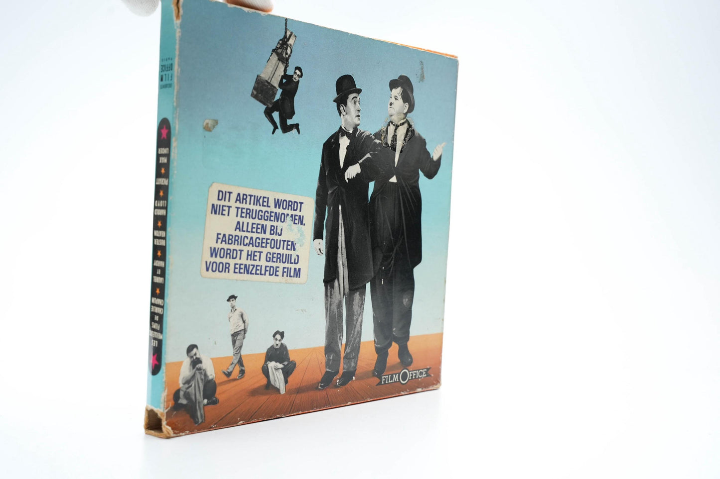 FilmOffice Super 8 Box – Laurel & Hardy, Charlie Chaplin, Buster Keaton | Vintage Slapstick Collectorsbox | ca. 1970s