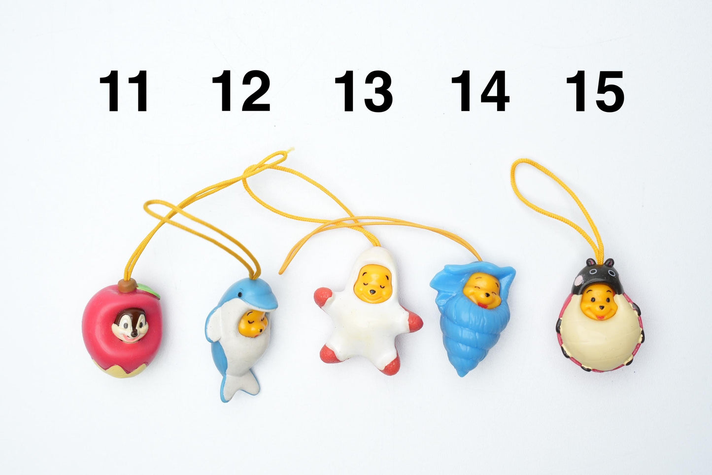 Peek-a-pooh telefoon bedels | Capsule Toys | Vintage peek a pooh bedels | pick your favorite (45 verschillende)