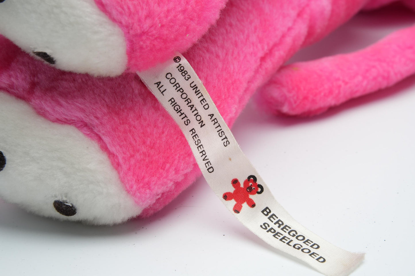 Vintage Pink Panther plush 1983 United Artists