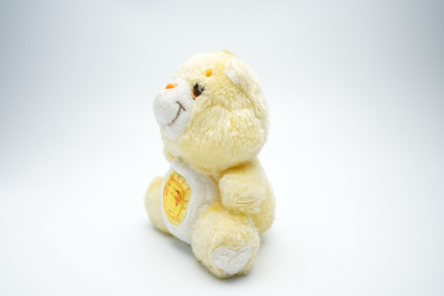 Vintage Funshine Bear Care Bear plush - 16 cm (6,3 inches) - gele vintage pluche