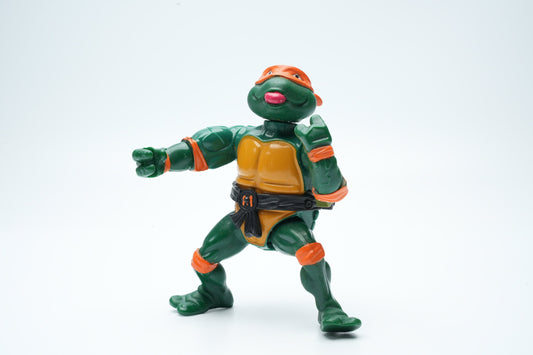 Ninja Turtles Leonardo 1989 vintage figure - arm kan je draaien
