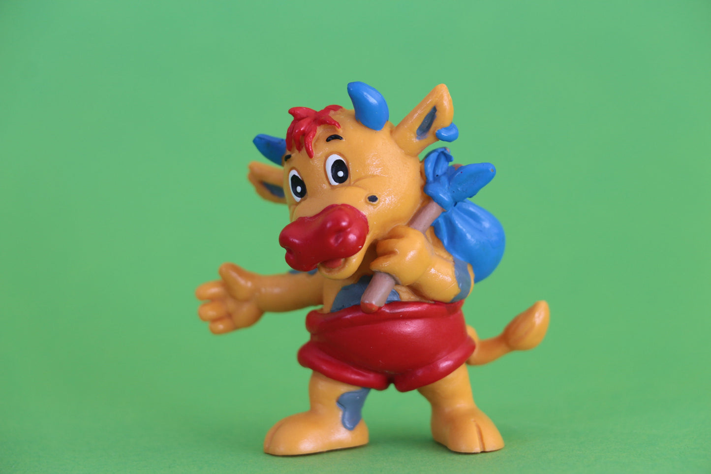 Vintage Bully koe figuur | Handpainted bully poppetjes | Bully