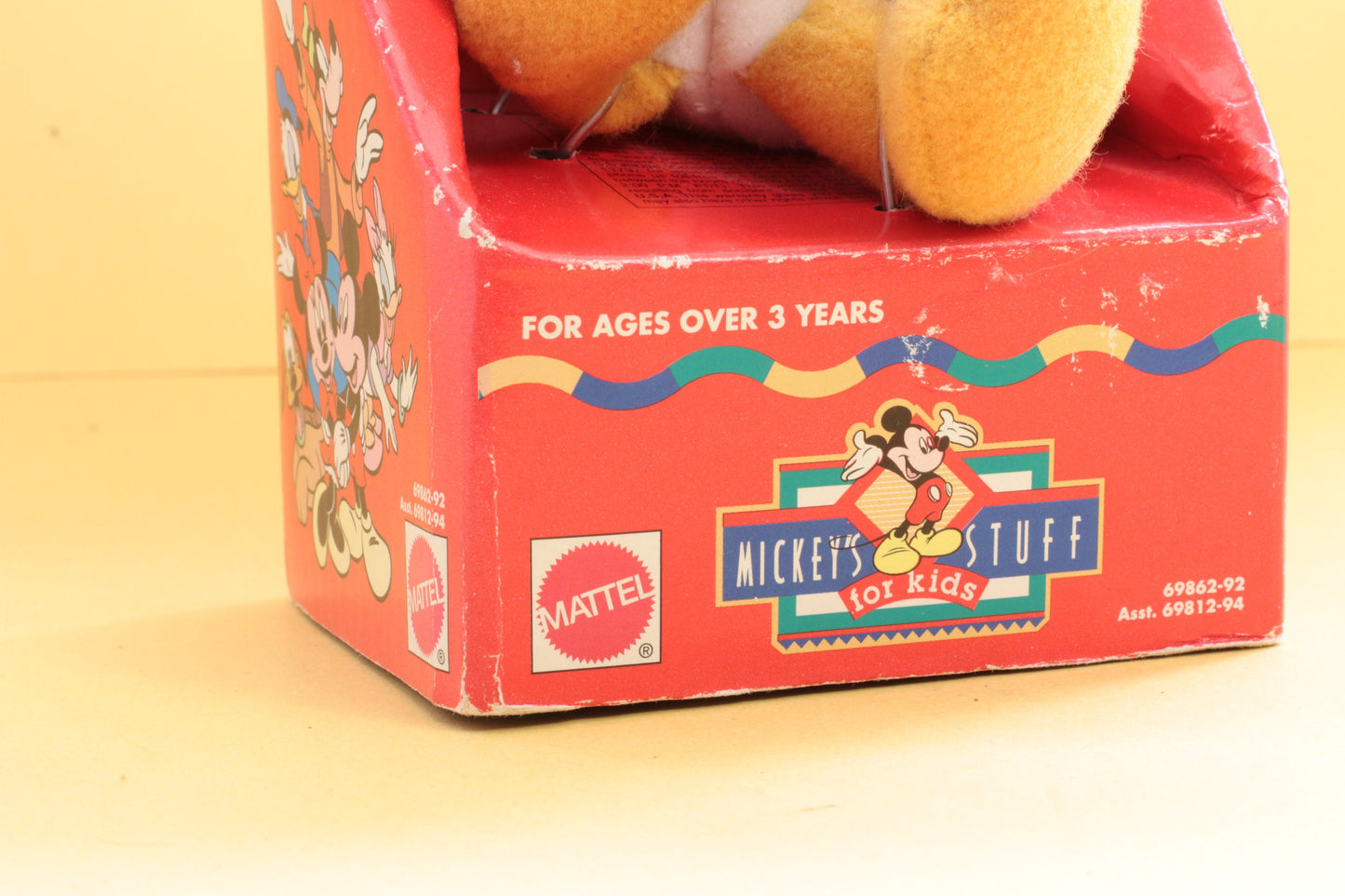 Mickeys Stuff for Kids plush Donald Duck | Mattel | Donald Duck figuur met plastic hoofd en plush lichaam
