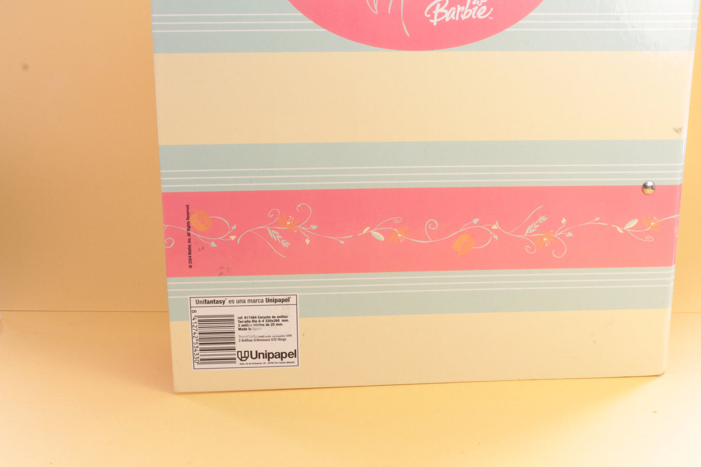 Vintage barbie binder 2004 | Multo map Barbie A4 formaat | vintage barbie | Barbie schoolspullen