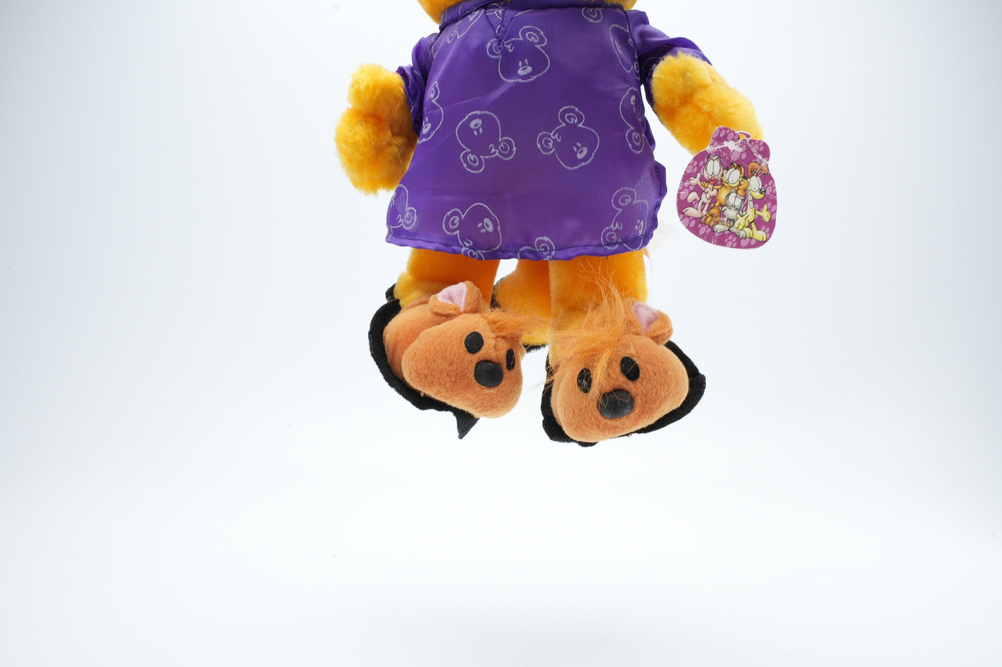 Garfield met paarse pyjama | vintage Garfield plush