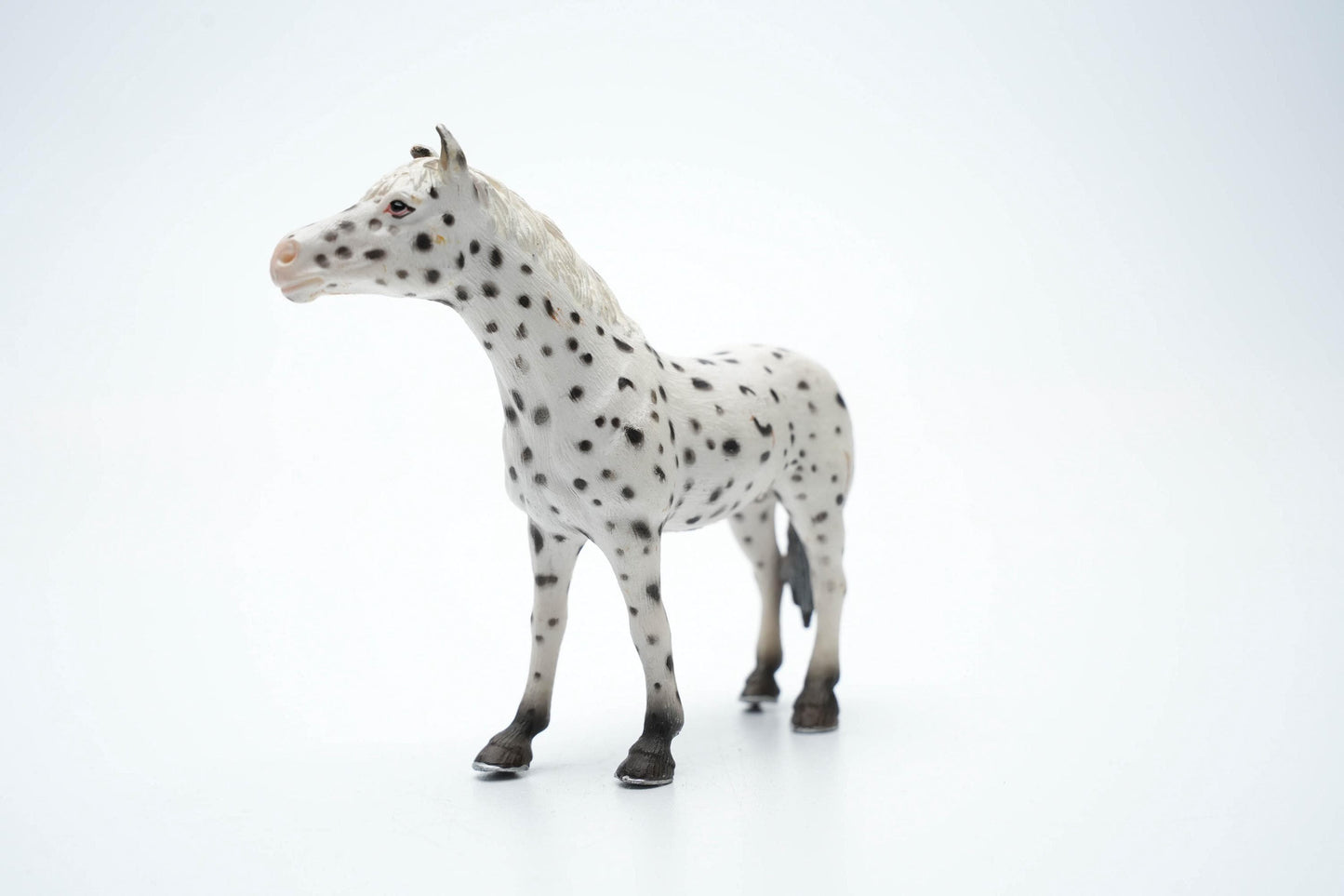 Schleich Knabstrupper Merrie 13617 – Zwart Wit – 2006 – 10 cm (ca. 4 inch) – Retired