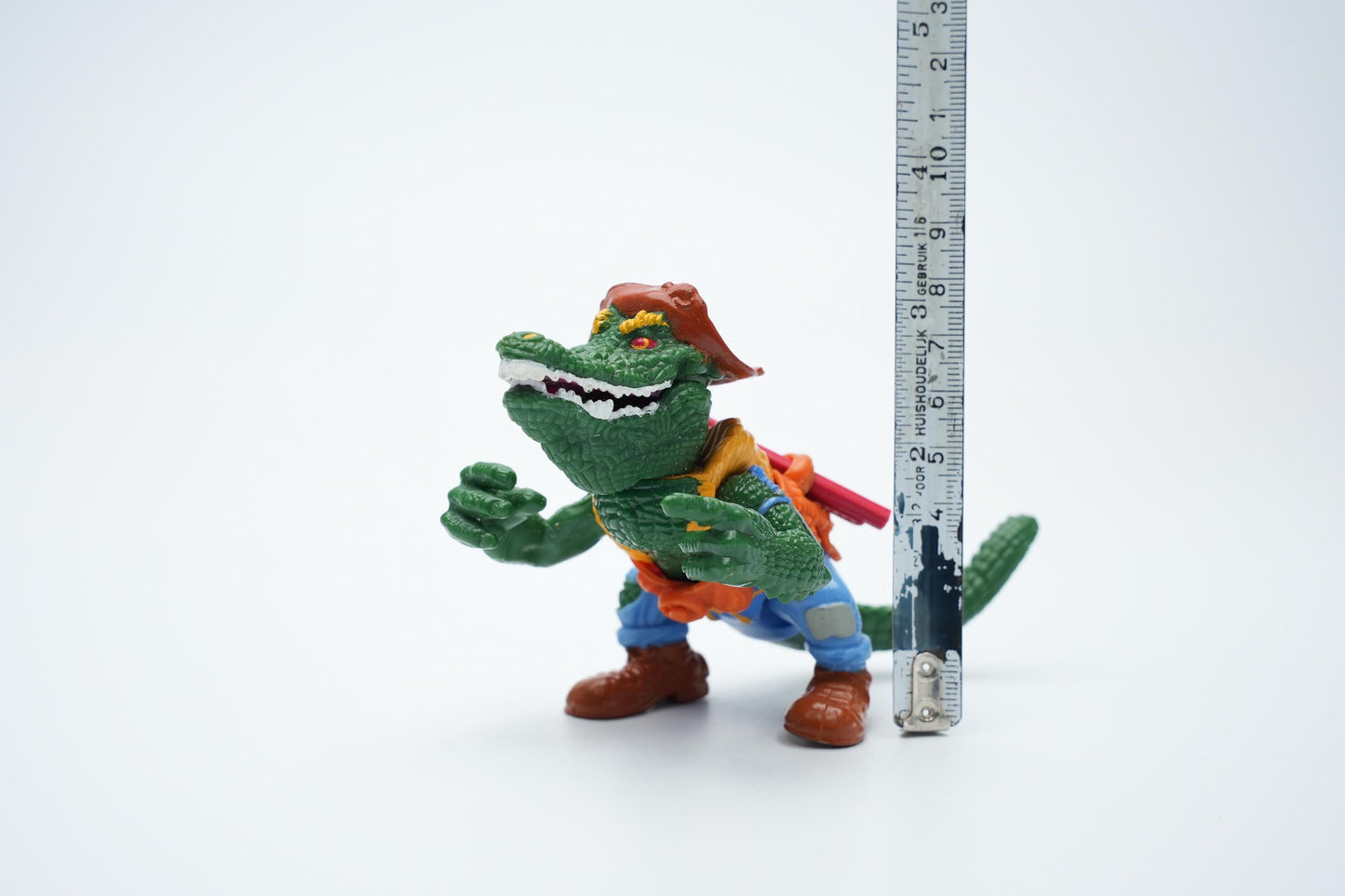 Vintage TMNT Leatherhead Actiefiguur – Teenage Mutant Ninja Turtles (Playmates, 1989)