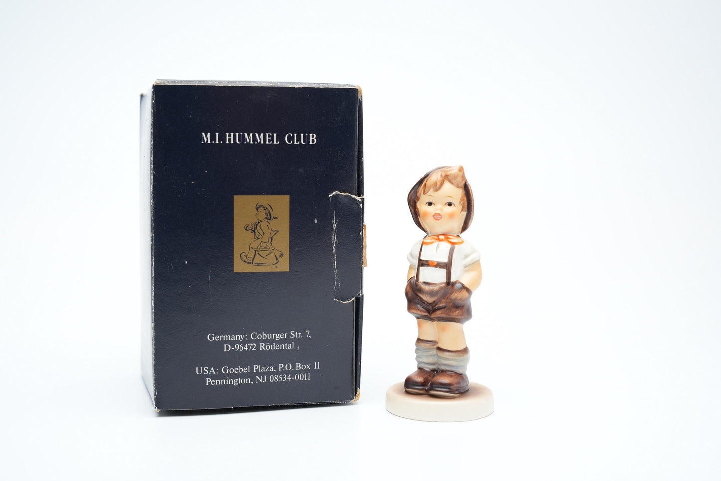 Goebel Hummel Figurine “Jungbauer – For Keeps” (Hum 630, 9 cm/3,5 inch)