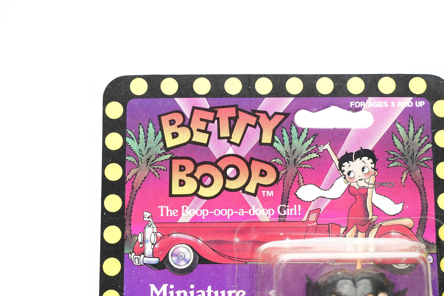 Betty Boop Miniatuurfiguur – 1986 – MD Toys – Tennis Editie