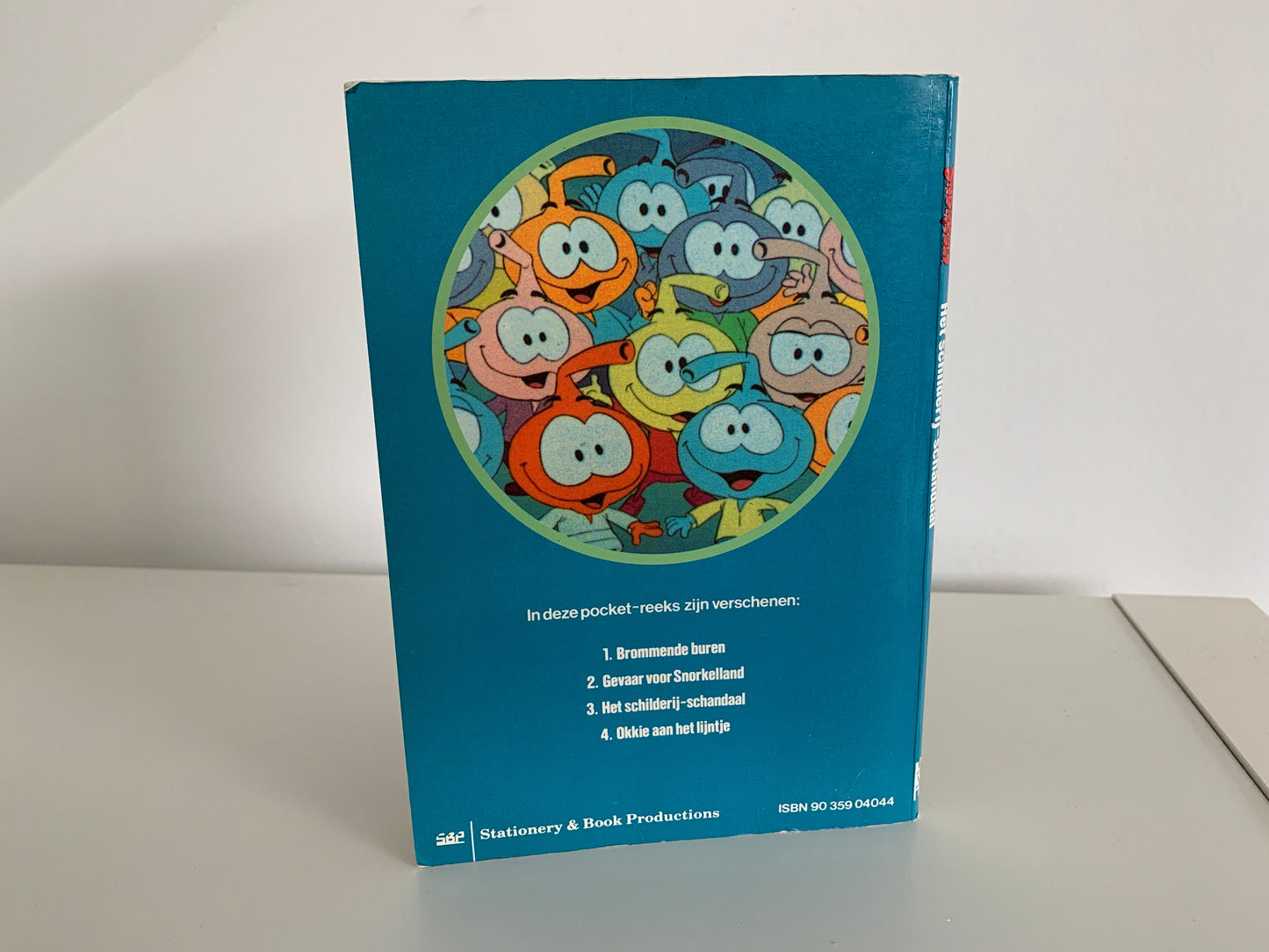 Vintage De Snorkels (The Snorks) boekje "Het schilderij-schandaal" Nederlands boek van de bekende tv serie