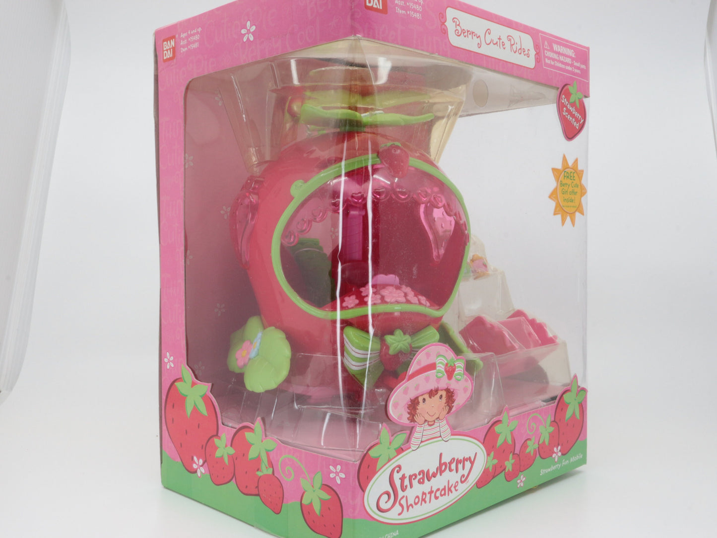 Strawberry Shortcake bandai strawberry shortcake fun mobile  Berry Cute Rides Vintage