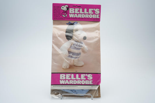 Belle's Wardrobe - Vintage Snoopy Belle Kledingset (1980s) - Nieuw in Verpakking