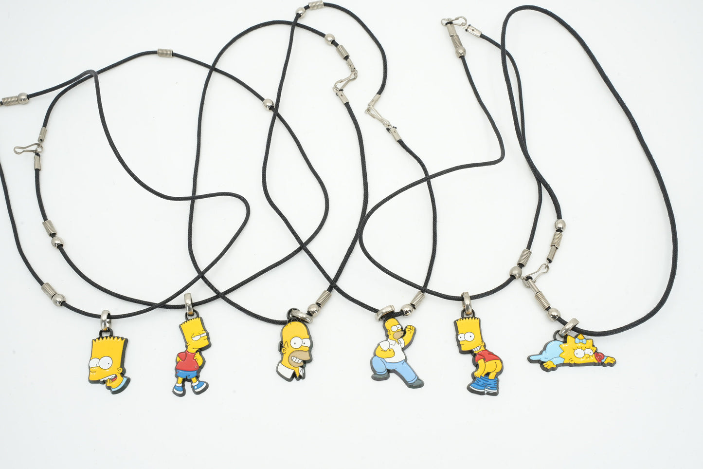 Vintage Simpsons ketting jaren 80 met leuke bedel