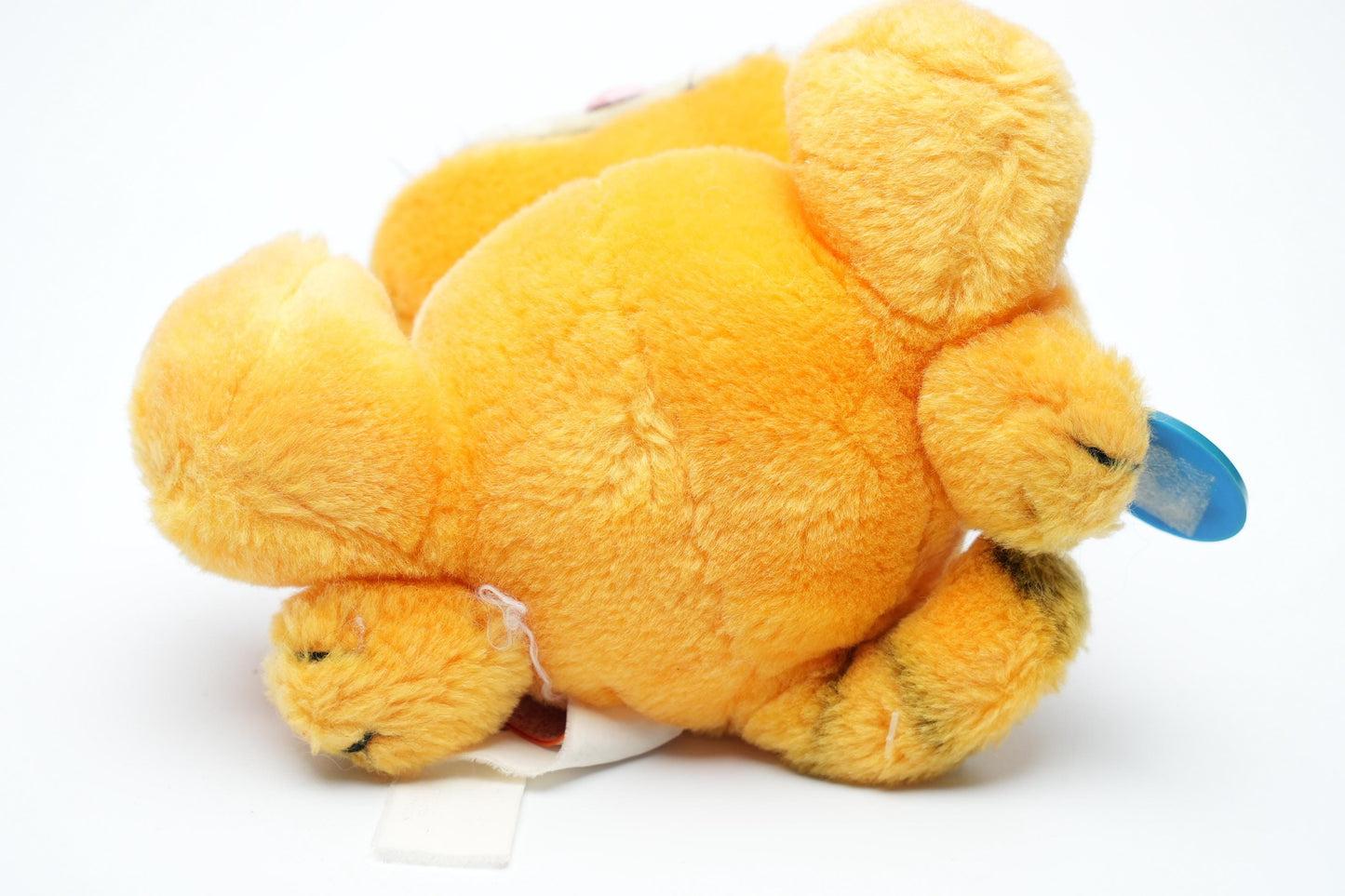 Vintage Garfield Knuffel – Zittend met "Don't Ask!" Shirt – 18 cm (7 inch)