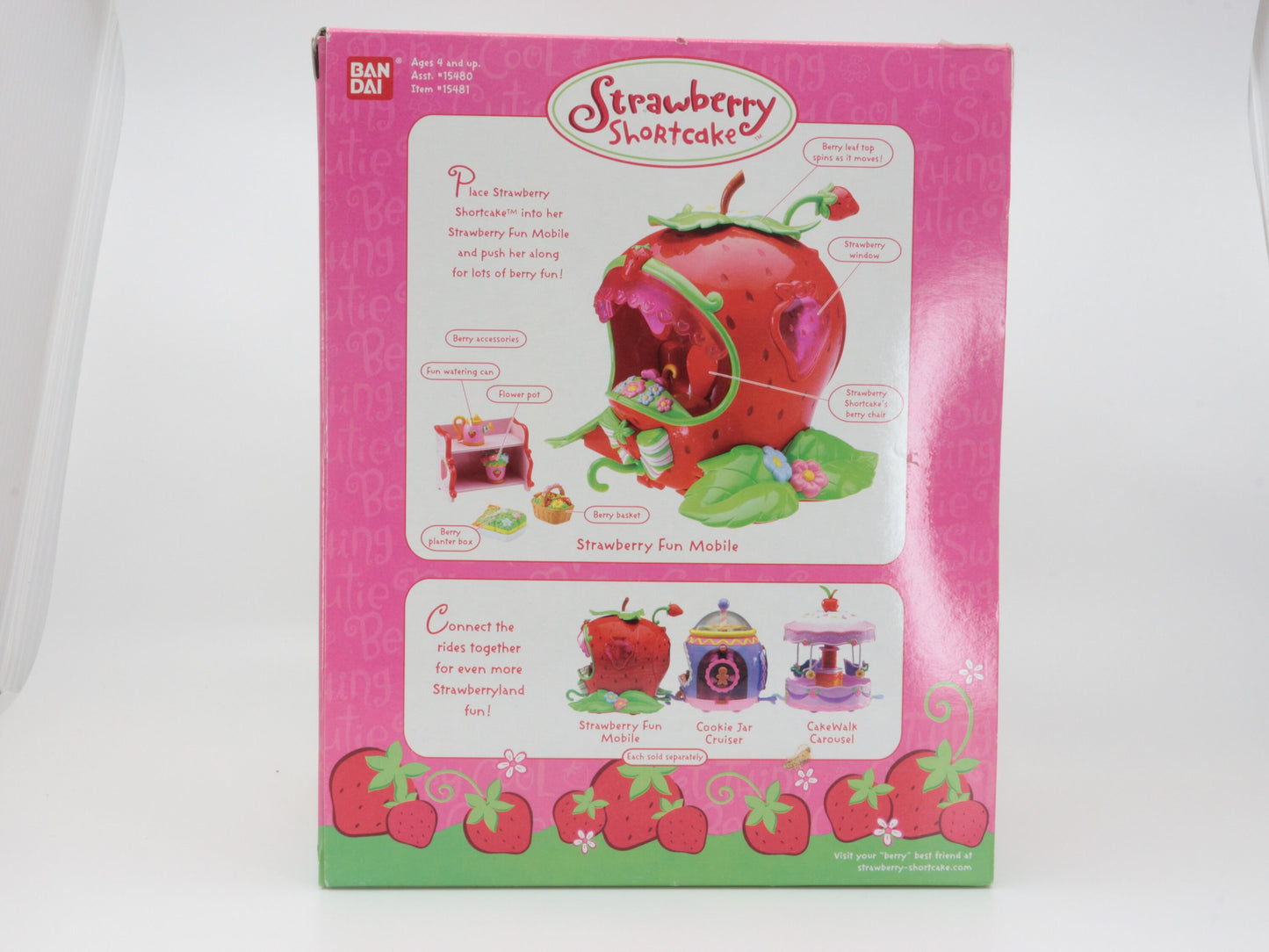 Strawberry Shortcake bandai strawberry shortcake fun mobile  Berry Cute Rides Vintage