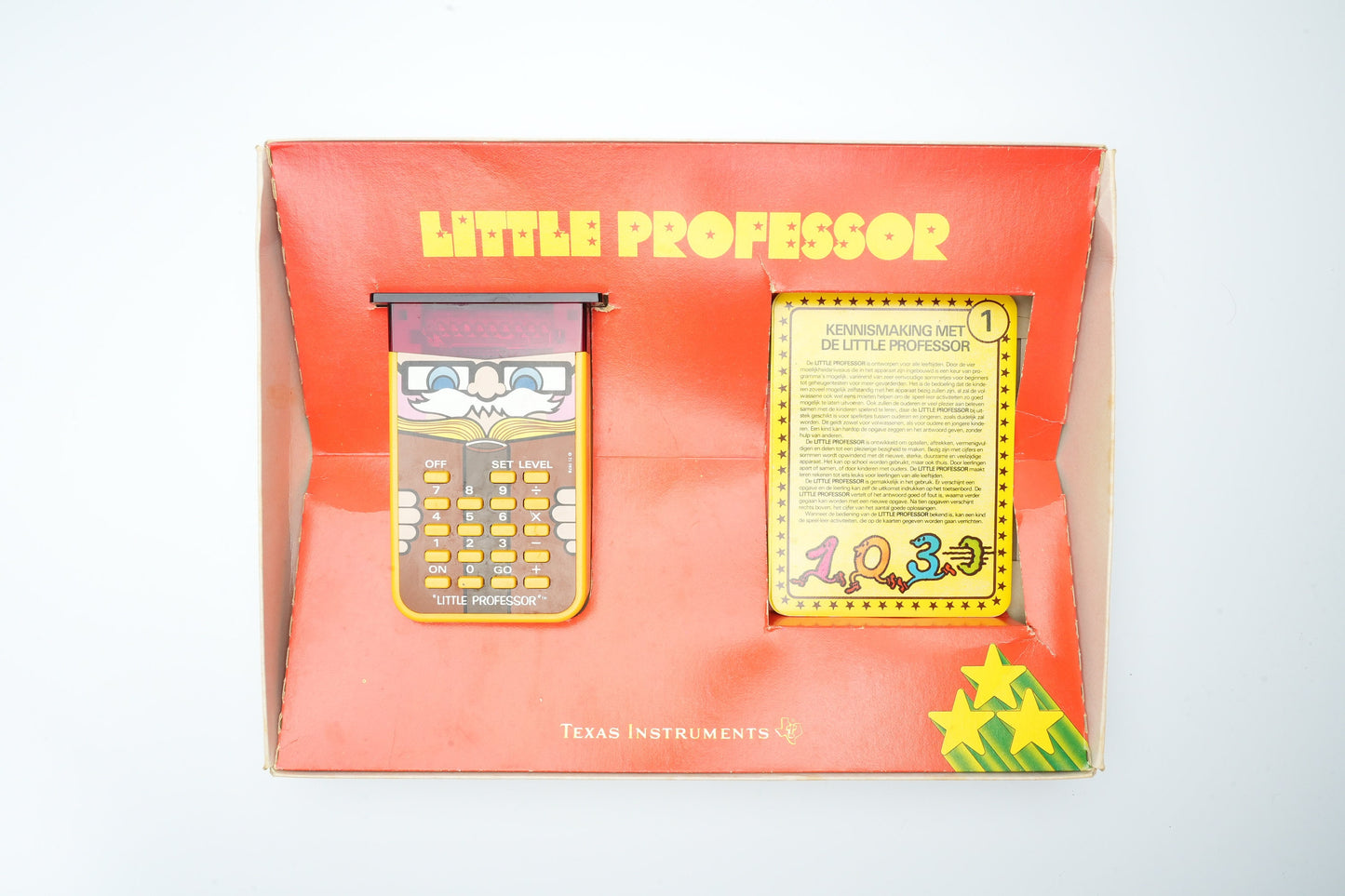 Vintage Texas Instruments Little Professor rekenmachine | Nederlands talig compleet