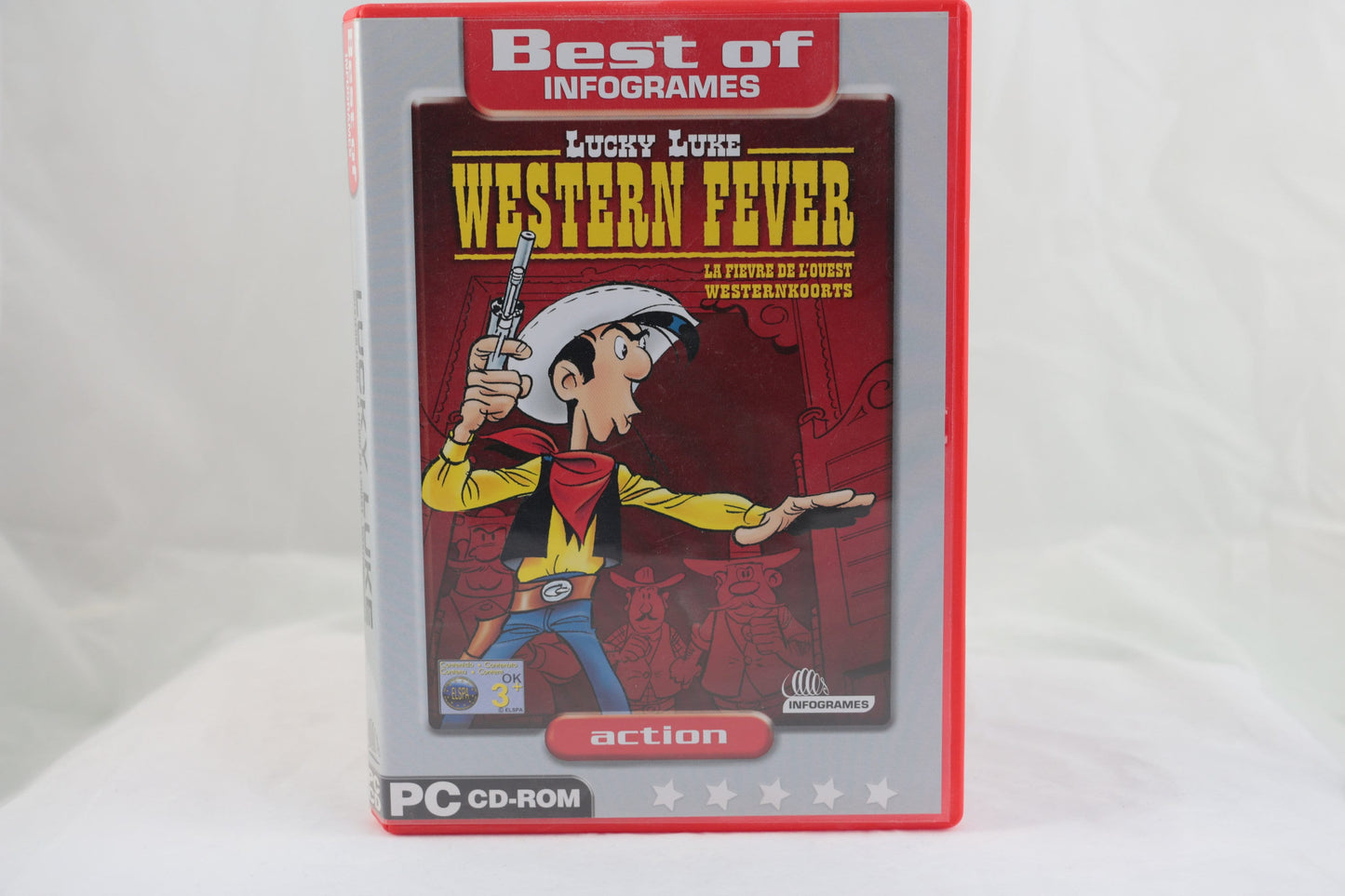 PC CD-rom game Lucky Luke Western Fever| Windows game Lucky Luke | Vintage Lucky Luke spel
