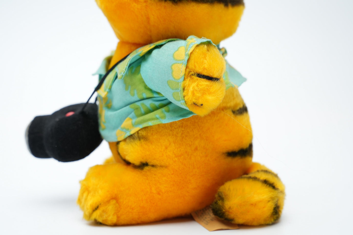 Garfield Knuffel als Fotograaf Toerist – 22 cm (8,7 inch) – Vintage 1981
