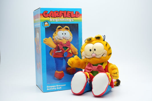 Garfield Beginnings Snappy Dresser Activity Doll | vintage Garfield speelgoed