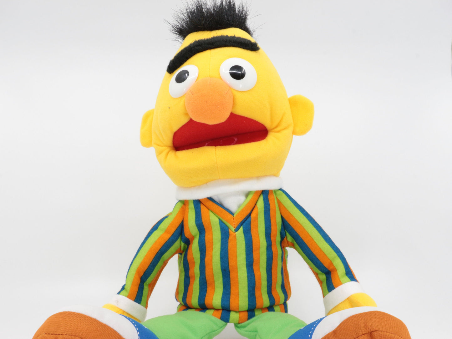 Sesam Straat (Sesame Street) zeldzame handpoppen Bert, Ernie, Koekiemonster, Pino, Tommie en Elmo