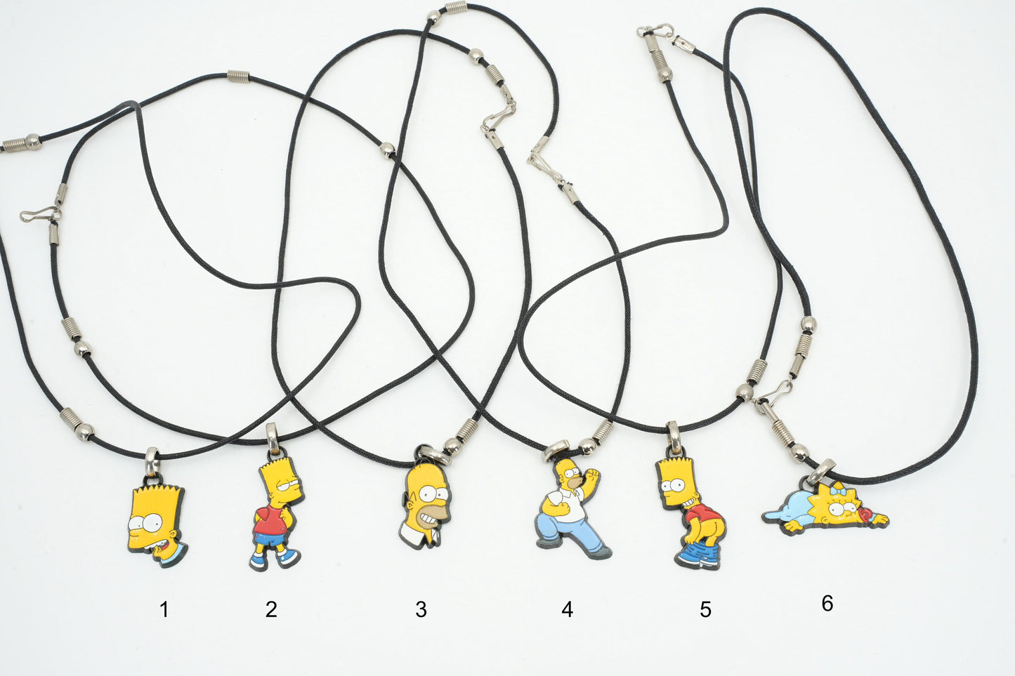 Vintage Simpsons ketting jaren 80 met leuke bedel