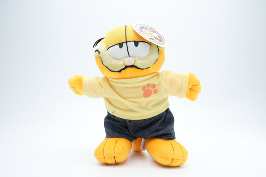 Garfield met hippe outfit | vintage Garfield plush