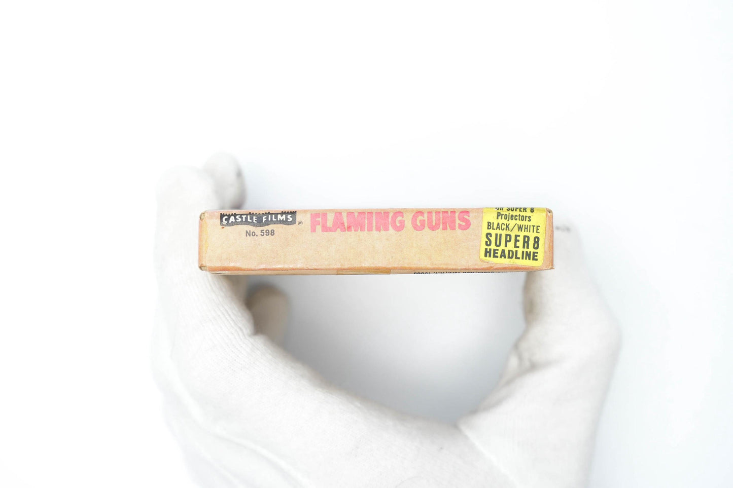 Super 8 Film – Flaming Guns met Rory Calhoun – Castle Films No. 598 – Zwart-wit Westernklassieker (Headline Edition)