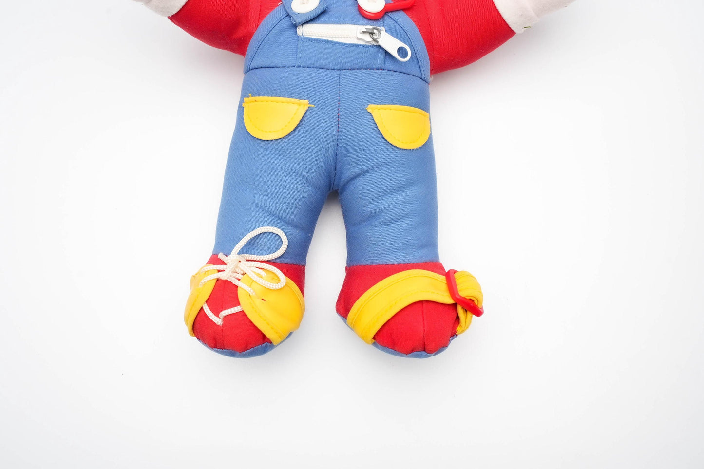 Vintage Mattel Mickey Mouse knuffelpop – Educatieve outfit – ca. 30 cm (12 inch)