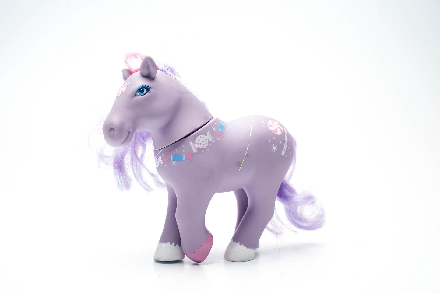 Vintage 1984 Lanard Pony – Mijn Kleine Fakie Paard met Snoepdesign