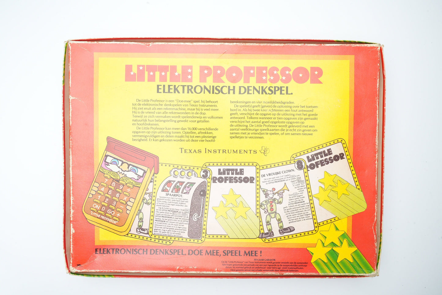 Vintage Texas Instruments Little Professor rekenmachine | Nederlands talig compleet