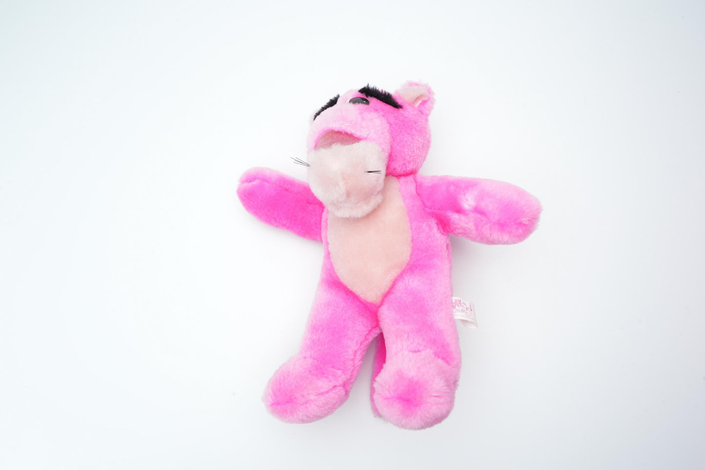 vintage Pink Panter plush | roze panter plush | Vintage Pink Panther verzamelitems