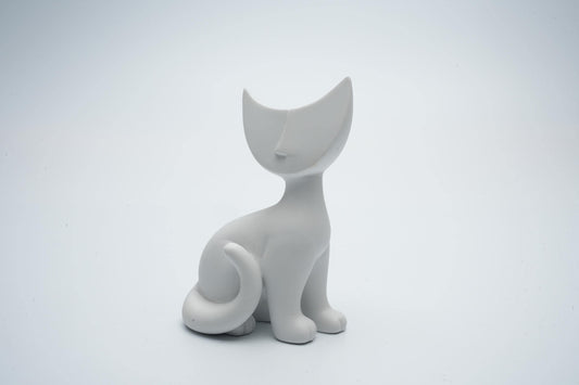 Rosina Wachtmeister Kat - Volledig Wit - Goebel (10 cm / 4 inch)