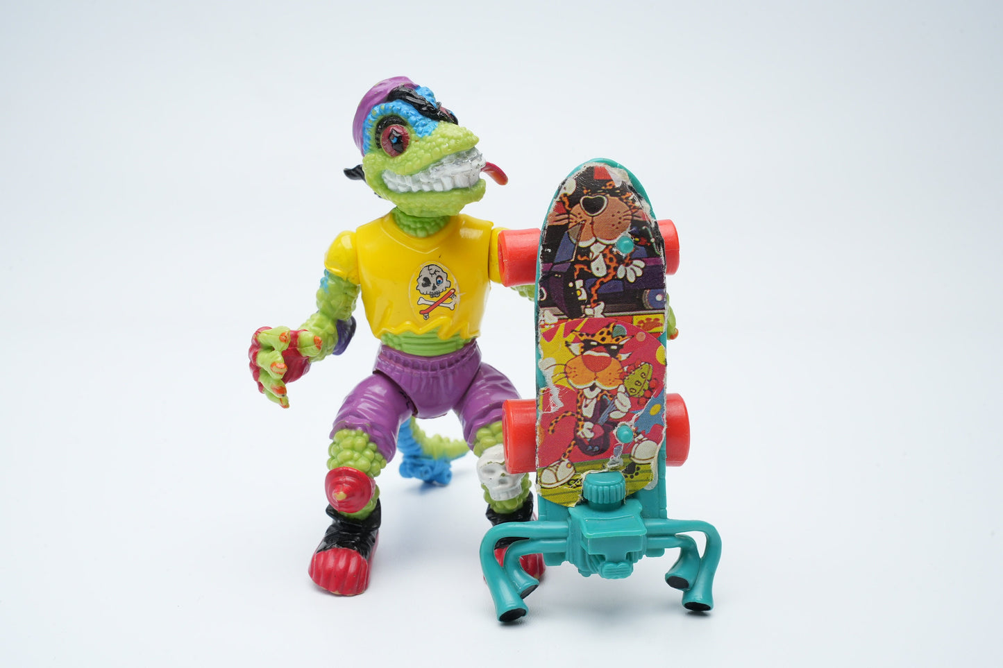 Mondo Gecko 1990 Platemate - TMNT Ninja Turtles figuren vintage