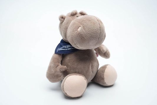 Vintage NICI Nijlpaard Knuffel 23cm (9 inch) – Eind Jaren 90, Zeldzame Pluche