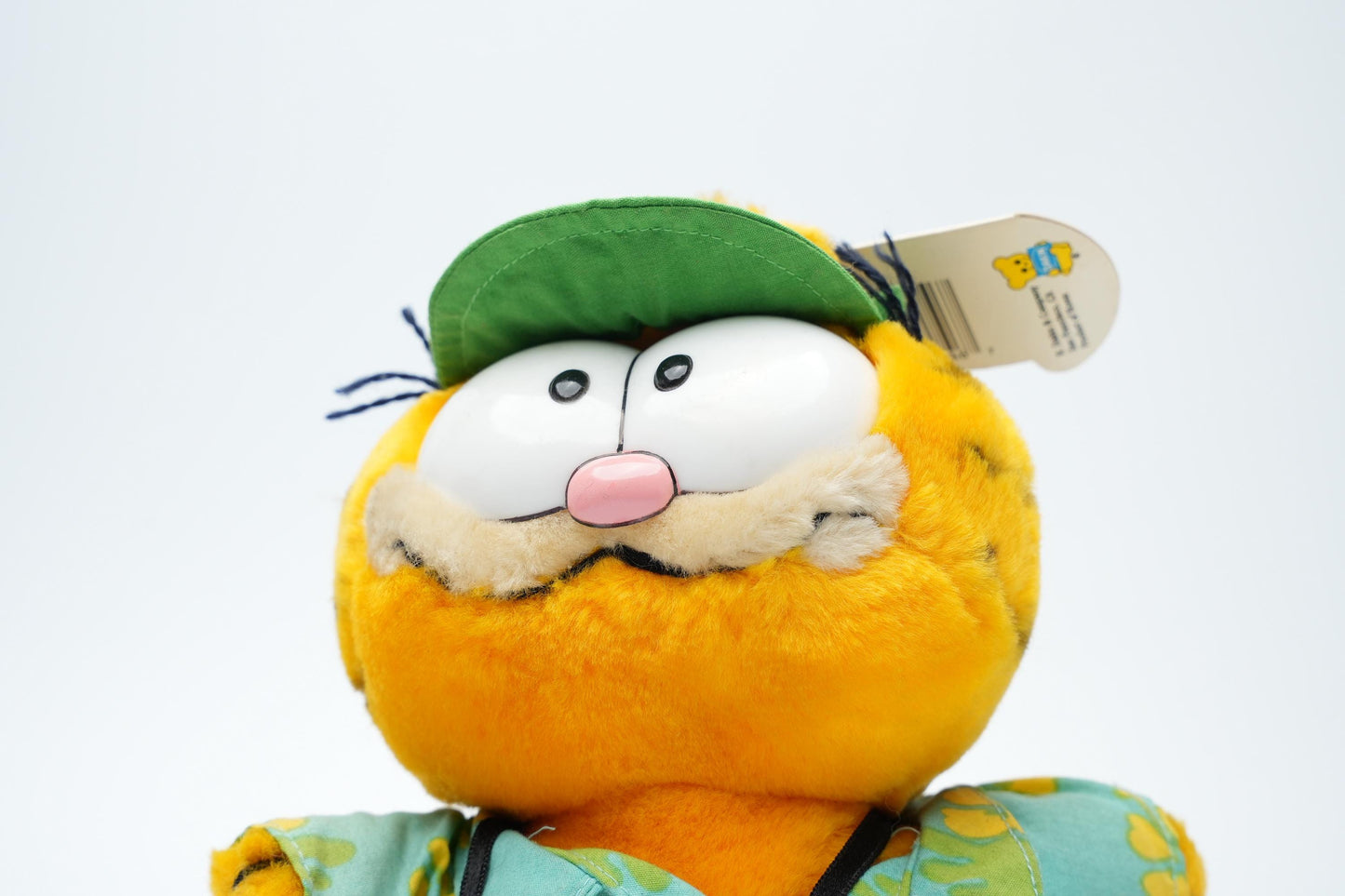 Garfield Knuffel als Fotograaf Toerist – 22 cm (8,7 inch) – Vintage 1981