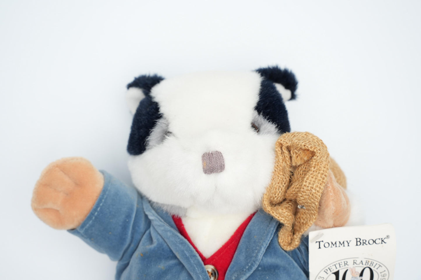 Vintage 1993 Eden Tommy Brock Knuffel - Beatrix Potter Collectie - Zeldzaam Verzamelobject