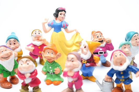 Vintage Disney Sneeuwwitje & de 7 Dwergen PVC Figuren – Los te Koop – Kies jouw Favorieten!