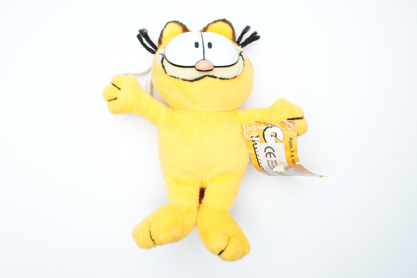 Garfield schattige plush sleutelhanger | vintage plush van Garfield de kat