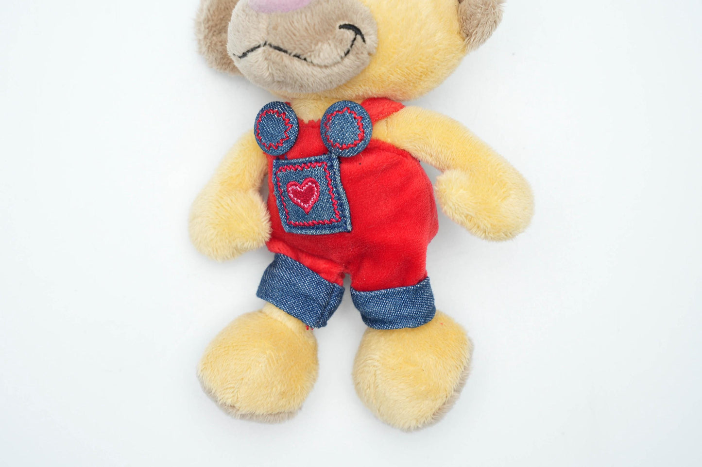 Vintage Diddl Pimboli Knuffel 15cm (6 inch) – Depesche Germany, Rode Tuinbroek, Jaren 90