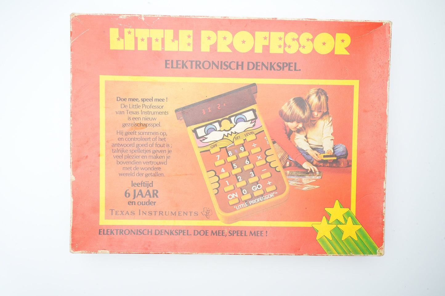 Vintage Texas Instruments Little Professor rekenmachine | Nederlands talig compleet