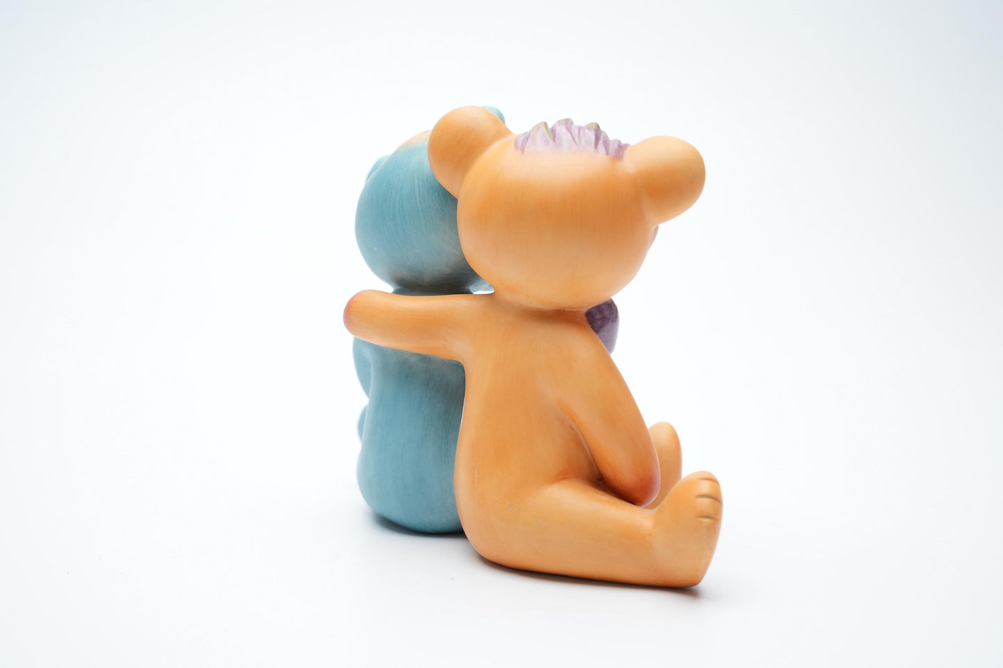 Vintage Goebel Rosina Wachtmeister Beeldje "Isa & Vellio" – Schattige Keramische Teddyberen, 10 cm