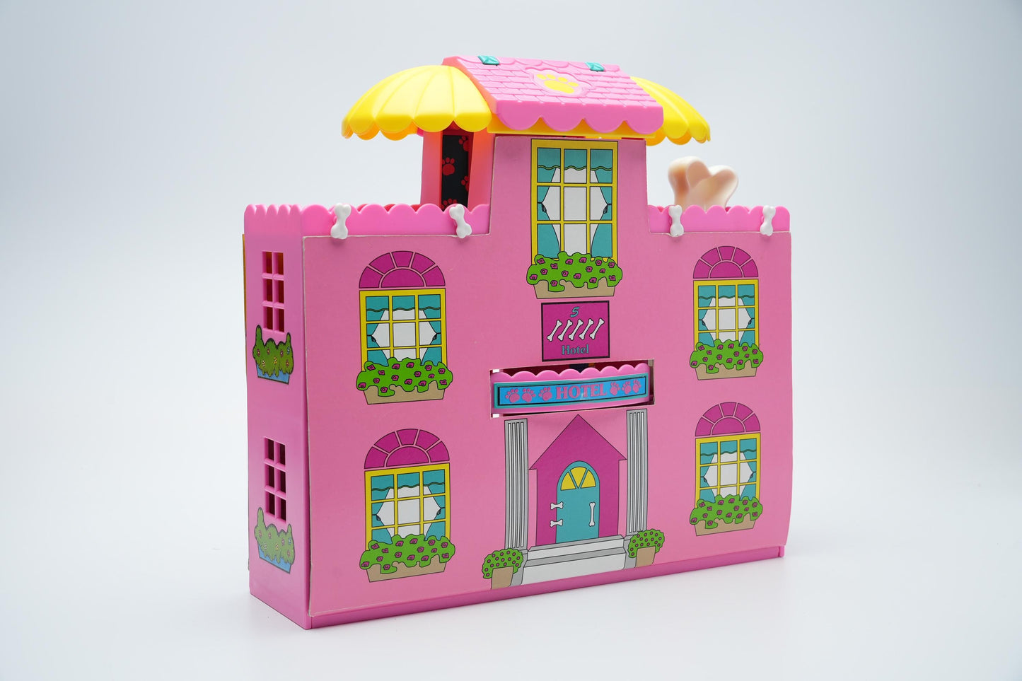 Puppy In My Pocket Puppyville Hotel Playset - Vintage Speelset uit de jaren '90