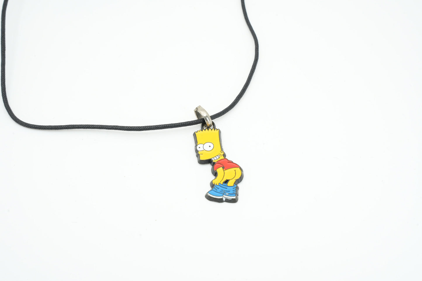Vintage Simpsons ketting jaren 80 met leuke bedel