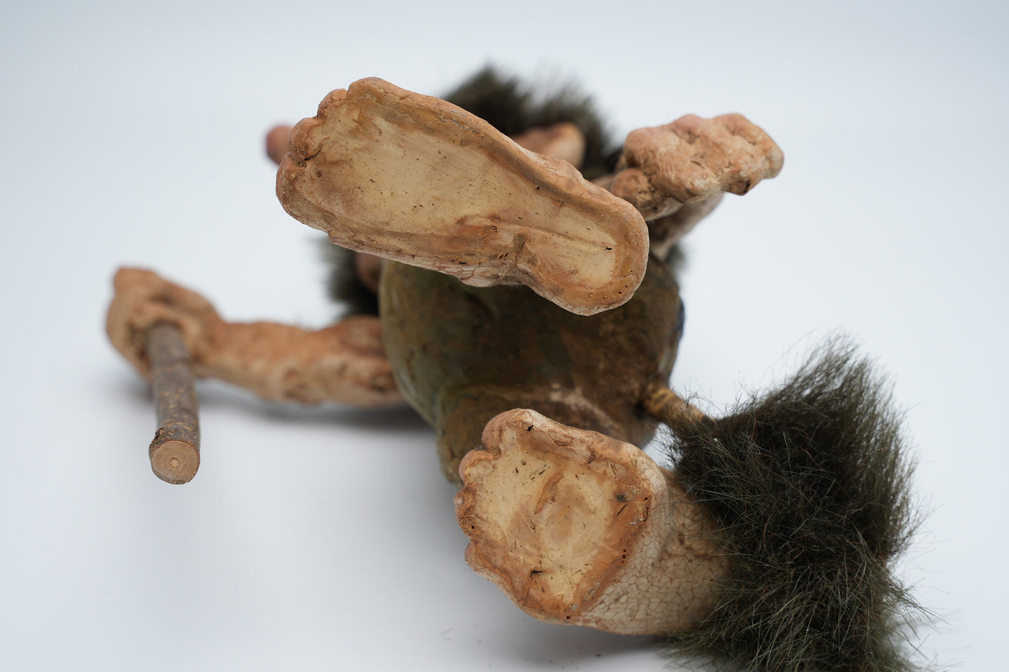 Nyform Troll nummer 122 - prachtige grote vintage troll - handgemaakt in Noorwegen