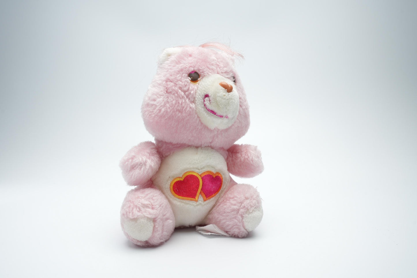 Vintage Love-a-Lot Bear Care Bear plush - 16 cm (6,3 inches) - roze vintage pluche